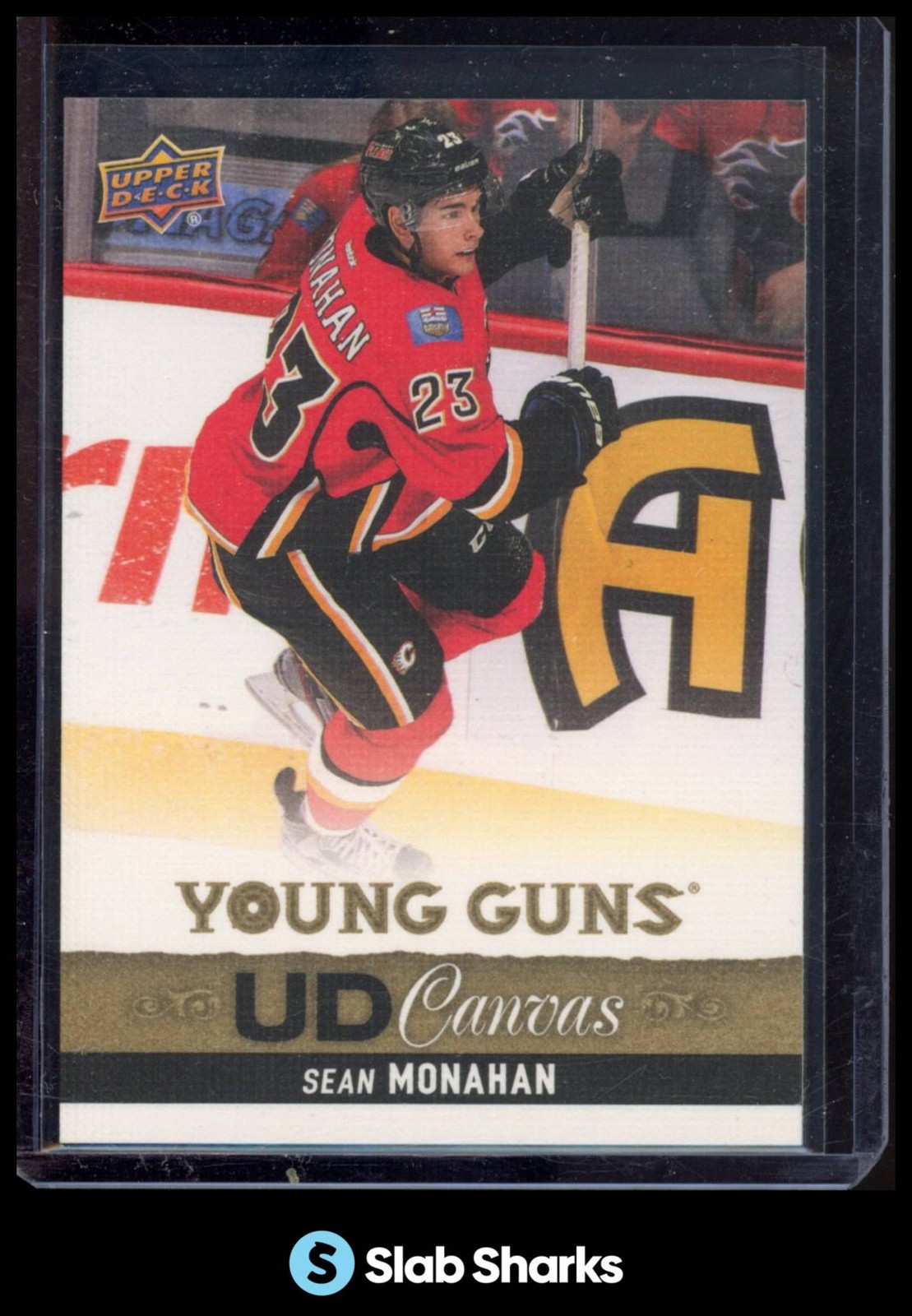 2013 UPPER DECK #C218 SEAN MONAHAN UD CANVAS YOUNG GUNS RC ROOKIE