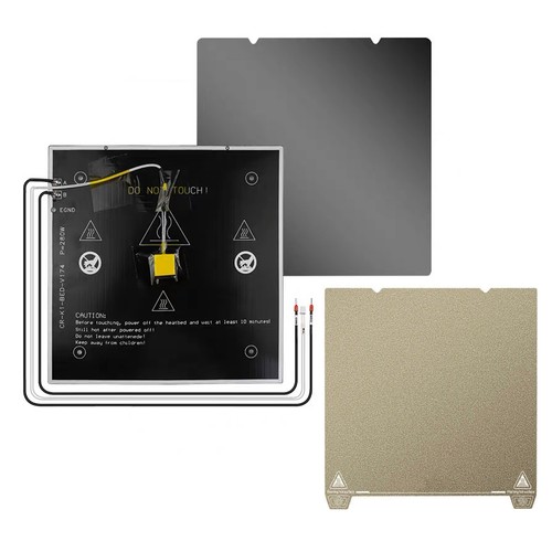 235 * 235mm Drukarka 3D Platforma druku Aluminiowe podgrzewane łóżko z arkuszem PEI - Zdjęcie 15 z 15