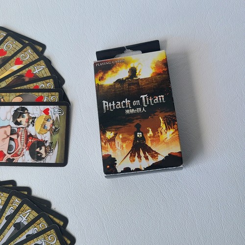 Attack on Titan Anime Manga Deck Spielkarten Full Complete Set mit Hülle - Bild 11 von 16