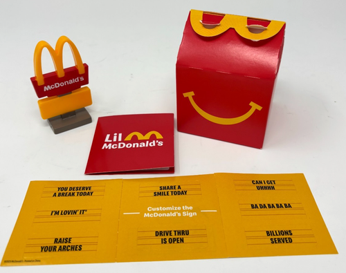 Lil McDonald’s Happy Meal Spielzeug #14 - McDonald’s Schild - selten!