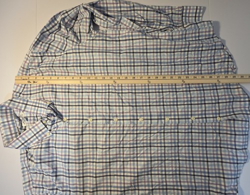 Peter Millar Mens Size XL Long Sleeve Button Down Shirt - Picture 10 of 11