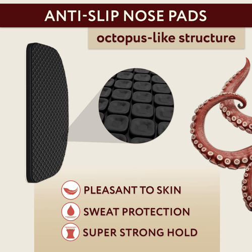 Almohadillas adhesivas para nariz para gafas 6 pares de almohadillas adhesivas para nariz de silicona ultrafinas - Imagen 2 de 6