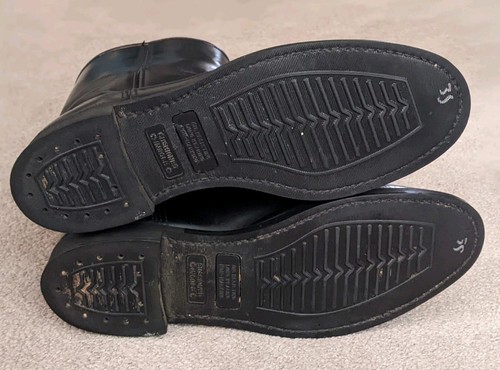 Vintage Sears Motorradstiefel Größe 8,5 D schwarz Leder Arbeit Retro Roper hergestellt in den USA - Bild 11 von 13