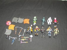 Lot of 9 Fortnite 4" Action Figures With Accessories