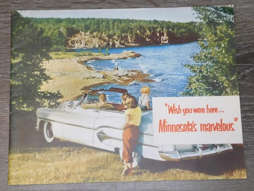 Original 1950s Minnesota Tourism Vacation Travel Brochure