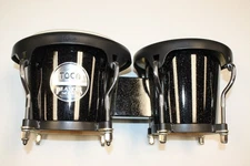 BAD HEAD *Toca Player's Black Sparkle Wood Bongos 6 & 7 in. Black Sparkle #R5181
