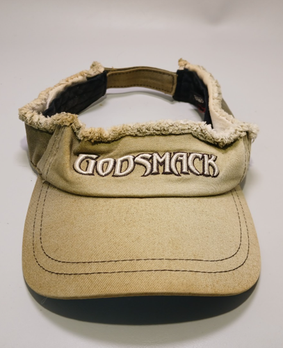 Vintage Godsmack Visor Strapback Rock Metal Band Embroidered Y2K - Picture 2 of 6