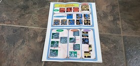 Final Fantasy II 2 ii FF - Super Nintendo SNES NES Map Insert Poster Town Guide!