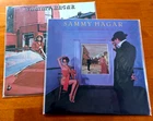Sammy Hagar self titled 1977 & Standing Hampton Classic Rock LP Lot x2 Van Halen