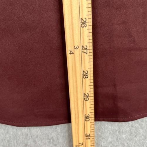 Perry Ellis Motion Shirt XL Burgundy Strech Casual Button Up Long Sleeve Men New - Picture 12 of 14