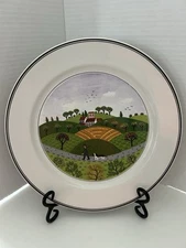Villeroy & Boch DESIGN NAIF - DINNER PLATE #6- HUNTER & DOG 10 5/8"