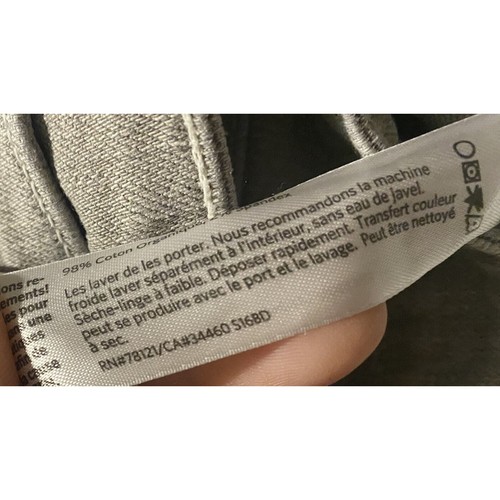 Eileen Fisher Damen Bio-Baumwolle grau Waschung Slim Skinny Jeans Mid Rise Gr. 12 - Bild 6 von 8