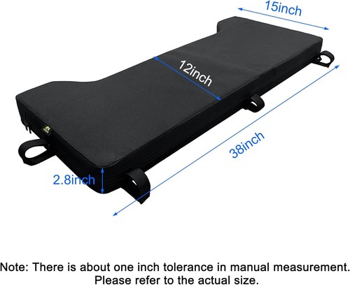 MYDAYS Universal ATV Rack Pad, Breathable Shock Absorption Black  - Bild 2 von 8