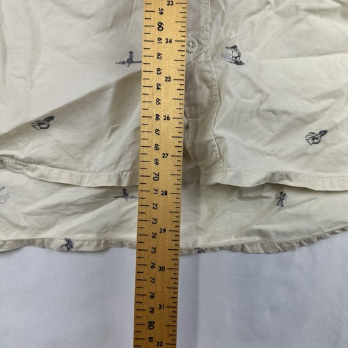 Quiksilver Men's Button Up Casual Shirt Size Large Beige Modern Short Sleeve - Picture 10 of 10