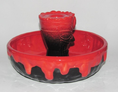 Tiki Bar Hot Lava / Volcano Drink Bowl ( Hawaii , Luau , Mug ) - Picture 2 of 6