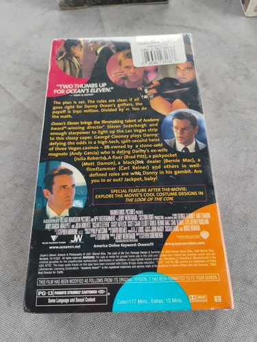 Oceans Eleven (VHS, 2002) Brand New - Imagen 2 de 6