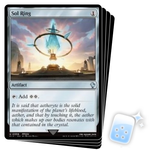 SOL RING (359) X4 Final Fantasy Commander Magic MTG MINT CARD - Picture 1 of 1