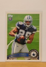 2011 Topps DeMarco Murray #126 Rookie Card (RC) Dallas Cowboys . rookie card picture