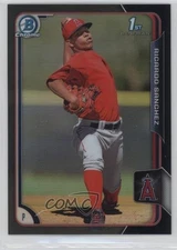 2015 Bowman Chrome Prospects Asia Exclusive Black Refractor Ricardo Sanchez