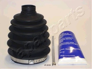KB-220 CV JOINT BOOT KIT PAIR FRONT LEFT WHEEL SIDE JAPANPARTS 2PCS NEW - Picture 2 of 5