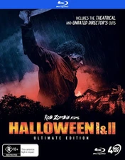 Halloween I & II NEW Cult Blu-Ray 4-Disc Box Set Rob Zombie Malcolm McDowell