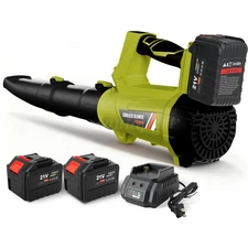 Cordless Leaf Blower Vacuum Handheld Electric Leaf Blower 2*6.0ah Battery 680CFM