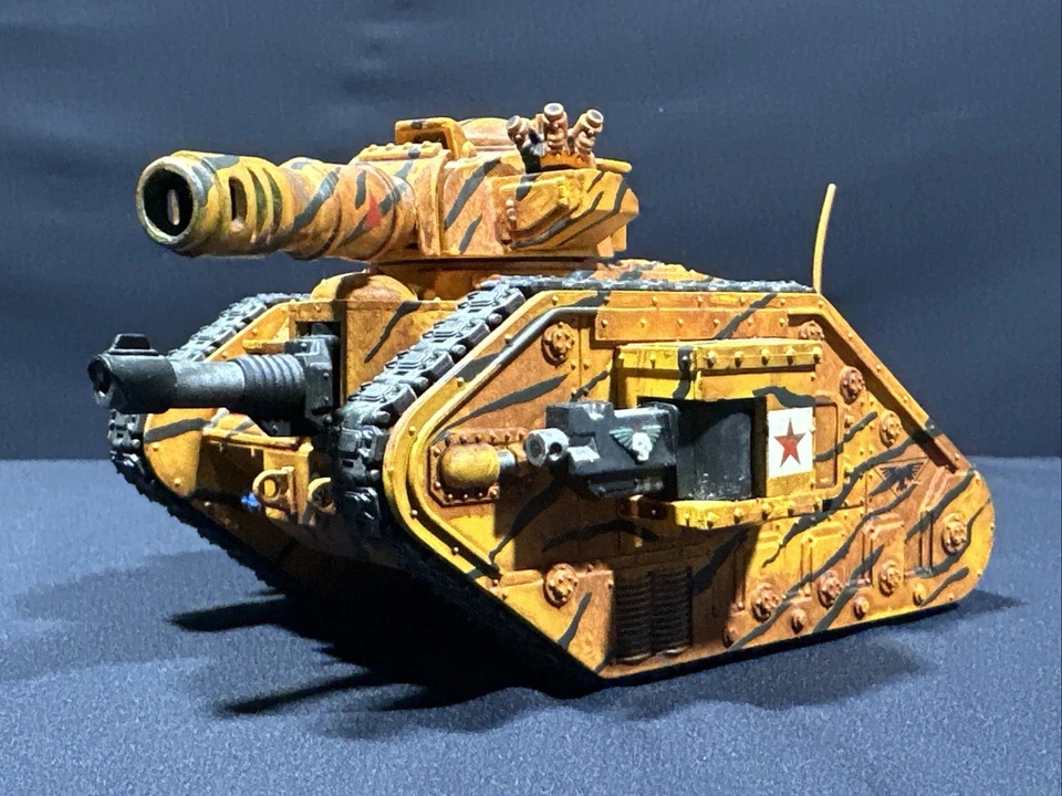 Warhammer 40K Astra Militarum Leman Russ Battle Tank Imperial Guard Lot Of 4 - Image 3 of 4