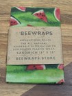 Beewraps SANDWICH 13” x 13” Made in USA Eco Friendly Reusable Beeswax Food Wrap