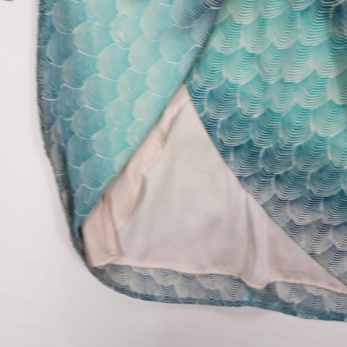 Harper and Gray Women's Dress Teal Aqua Blue Geo Size L With Belt Slot - Picture 9 of 15
