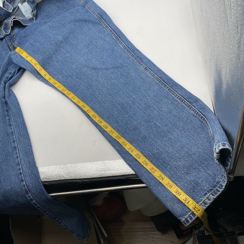 Wrangler Texas Boot Cut Jeans Mid-Rise Mens 48x32 Denim Cowboy Western Retro - Picture 10 of 14
