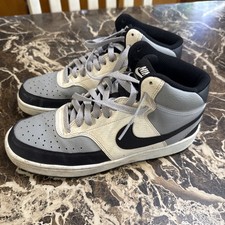 Size 8- Nike Court Vision Next Nature Mid Light Smoke Grey Sail