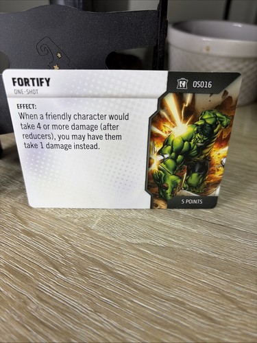 Marvel Heroclix Fortify #OS016 One Shot Card Collector's Trove Set