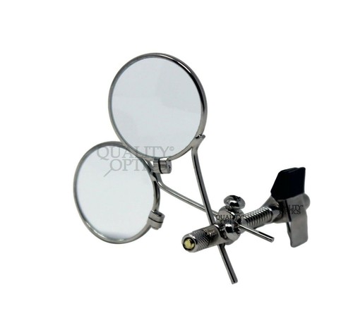 Clip-on loupe magnifier 2 lenses for eyeglasses - Picture 2 of 6