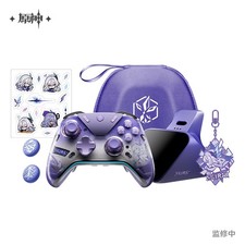 Official Genshin Impact Skirk GamePad Game Handle Joystick Metal Badge Gift Box