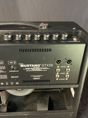 Fender Mustang GTX 50 50W 1x12 Guitar Combo Amp Black-with Box - Foto 8 di 12