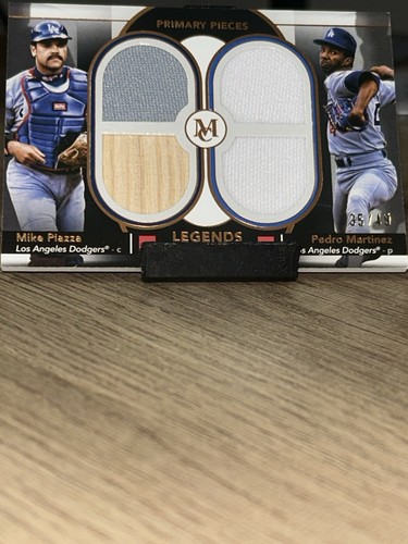 M.Piazza/P.Martinez—2024 Pezzi Primari—DOPPIO GIOCO QUAD USATO PATCH—SP—/49—MINT/NM - Foto 16 di 19