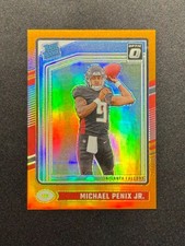 2024 DONRUSS OPTIC MICHAEL PENIX JR ORANGE PRIZM RATED ROOKIE RC #/249 FALCONS
