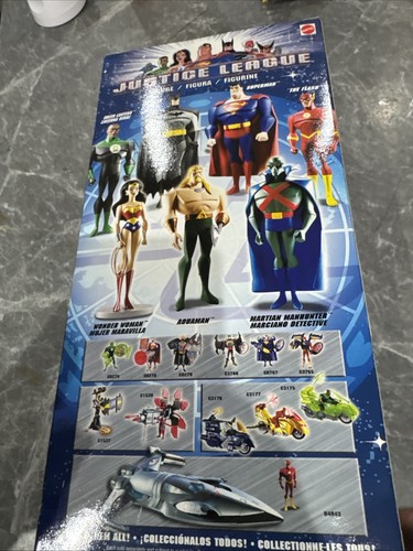 Justice League MARTIAN MANHUNTER 2003 Superhero Mattel Blue Box 10” Figure NEW - Picture 3 of 3
