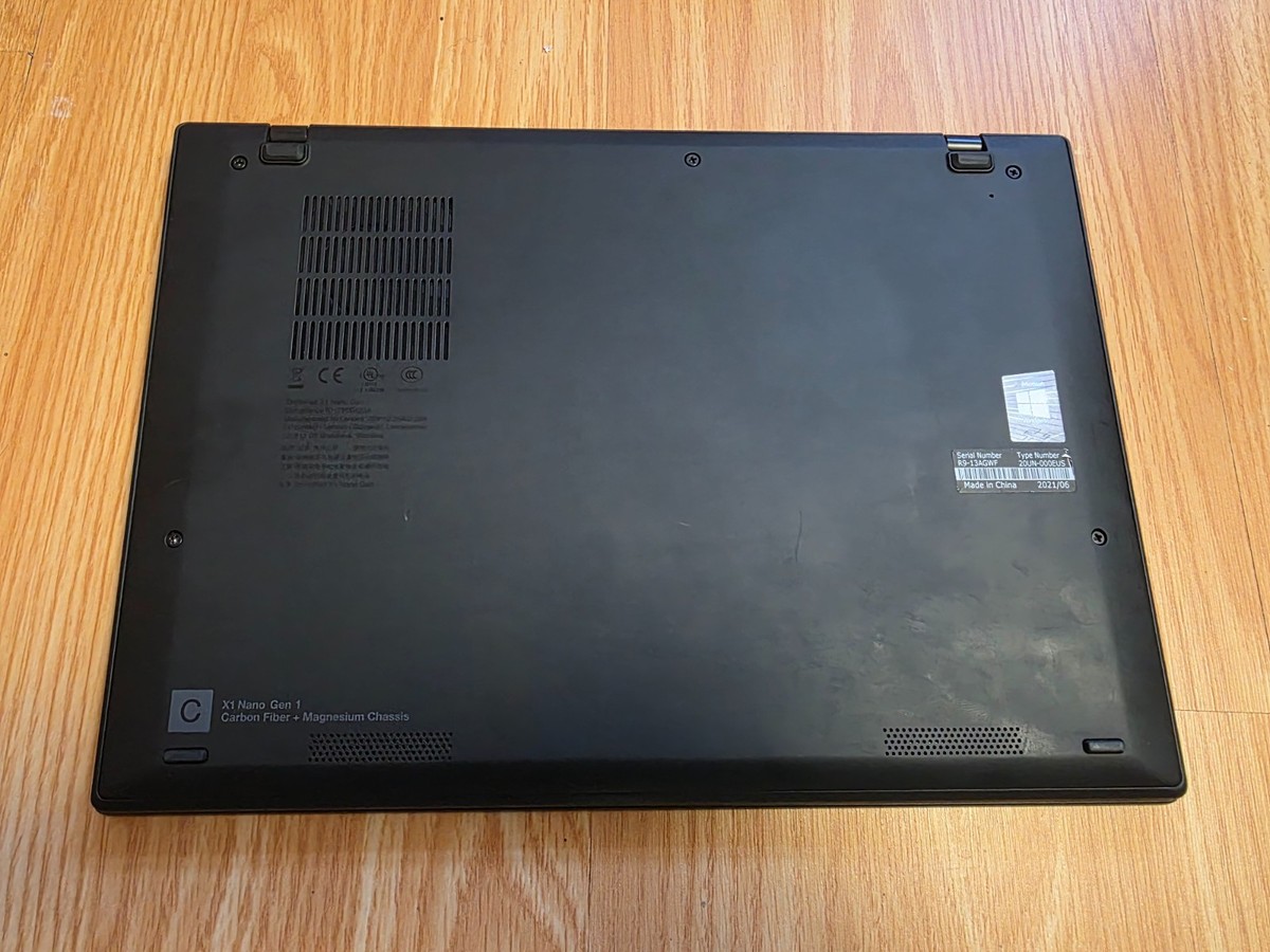 Lenovo ThinkPad x1 nano Gen 1 Intel i7-1160G7, 16GB RAM, 512 SSD