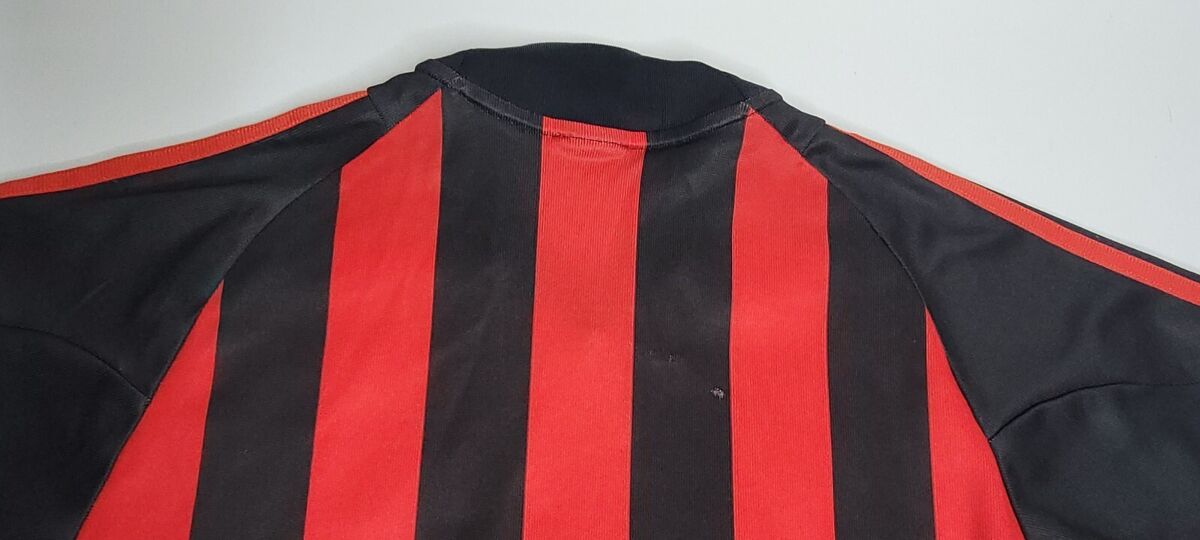 VTG Adidas AC Milan Opel Red/Black Authentic 2002 Soccer