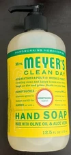 Mrs. Meyer's Clean Day Hand Soap Liquid, Honeysuckle, 12.5 fl oz