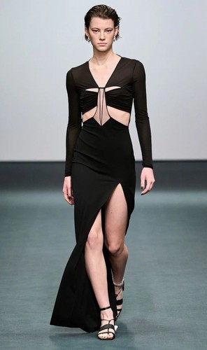 *NENSI DOJAKA* Runway F/W 2022 Cutout Maxikleid Neu mit Etikett L - Bild 7 von 14