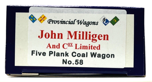 DAPOL 00 GAUGE - JOHN MILLIGEN & CO LTD 5 PLANK PRIVATE OWNER IRISH LIMITED ED - Picture 3 of 3