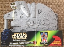 Star Wars: Millennium Falcon Carry Case w/ Wedge Antilles fig. exc. - 1997
