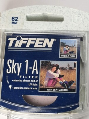 62mm TiFFEN Skylight 1A Glass Lens Filter 62 mm sklight1A Sky-1A E62 E-62 USA