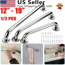 1/2 PCS Bathroom Safety Handicap Shower Stainless Steel Grab Bar Handle Support
