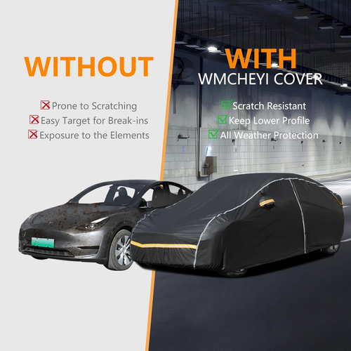 Car Cover Waterproof All Weather,6 Layers Car Covers for Automobiles, Full Exter - Picture 2 of 7