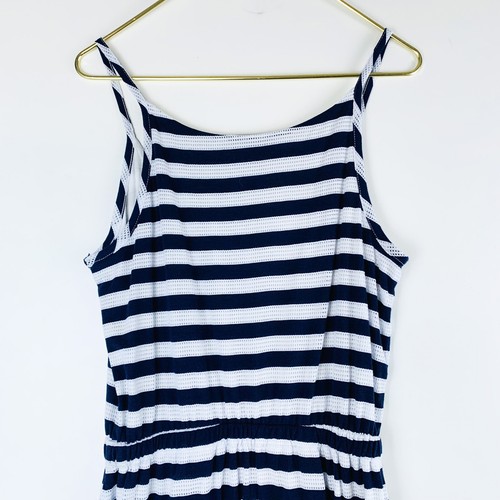 Neiman Marcus Striped Maxi Dress Women’s Size Medium Beach Outdoor Resort - Picture 4 of 6