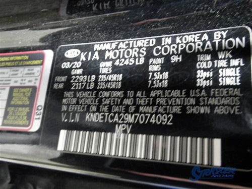 Passenger Caliper Rear With Electric Parking Brake Fits 21 SELTOS 1540068 - Picture 9 of 10
