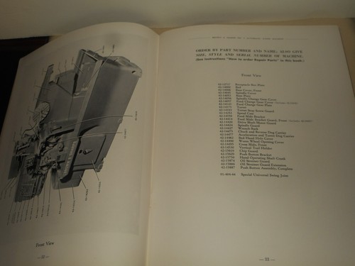 BRAUN & SCHARF Nr. 4 AUTOMATISCHE SCHRAUBENMASCHINE Betrieb Wartung Ersatzteile - Bild 19 von 24